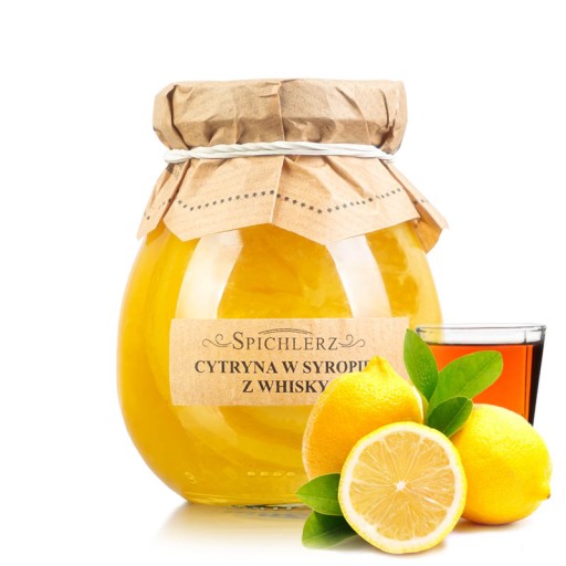 CITRÓNY VO WHISKY SIRUPE Spichlerz 260g - Darčekový téglik