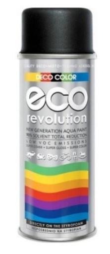 DECO ECO VODNÁ AKRYLÁTOVÁ PODLOŽKA ČIERNA 400ML