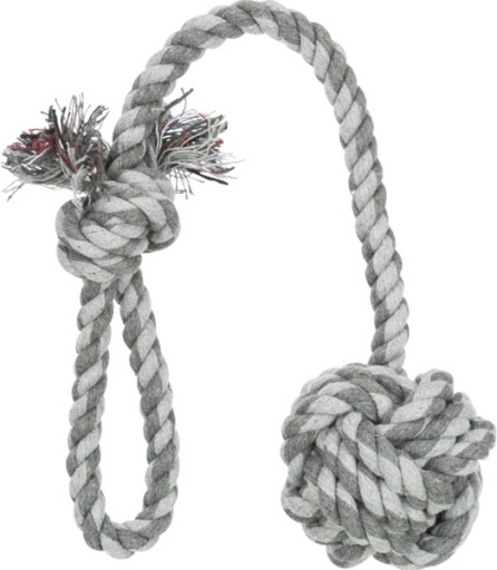 Bavlnené lano, ťahák, hračka pre psa, 50 cm