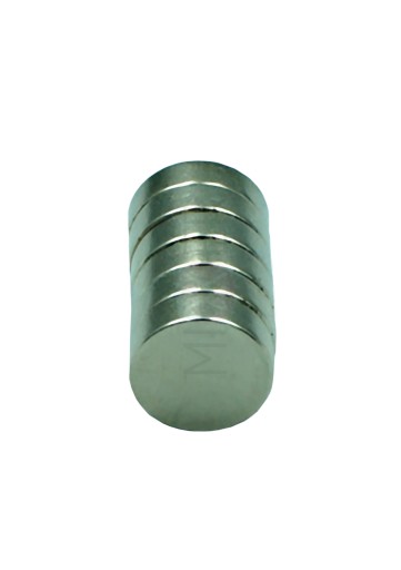 Neodymový magnet okrúhly plný 12x3,75mm 5 ks