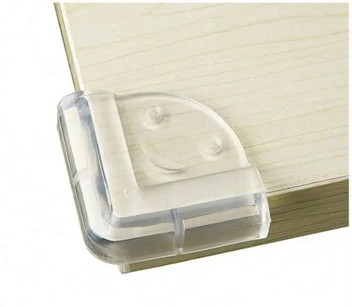 Clear Protection - Transparentné chrániče rohov nábytku - 4 kusy