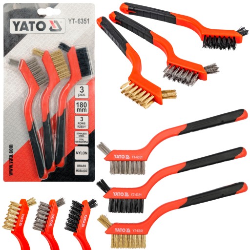 YATO SADA DRÔTENÝCH KIEF 3 KUSY YT-6351