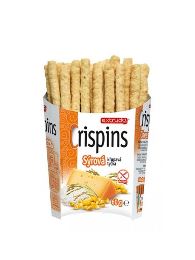 CRISPINS Syrové tyčinky 60g, bezlepkové, chutné
