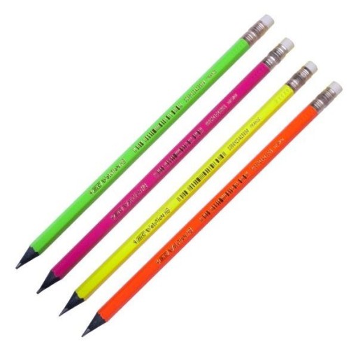 Ceruzka BIC Evolution FLUO HB s gumou