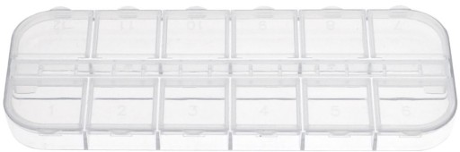 Organizér 13x5x1,5 cm, 12 priehradiek, OR36