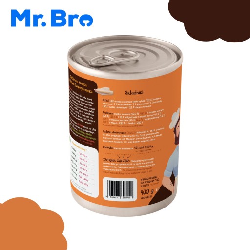 Pán. Bro Treska s mrkvou 94% 400g – Monoproteín