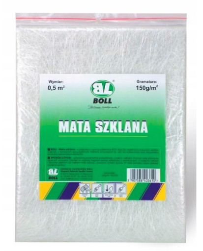 BOLL GLASS MAT 150g/m2 živicové vlákno 0,5m2