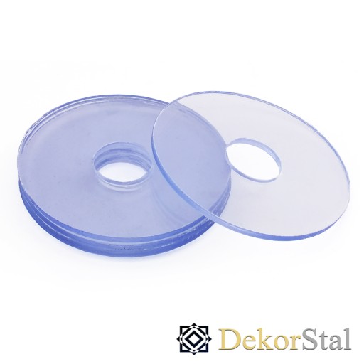 Silikónová guma fi 60 mm s otvorom fi 10 mm 6 ks.