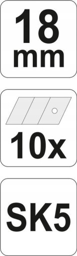 NÁHRADNÉ ČEPELE PRE 18MM Nôž, 10 KS