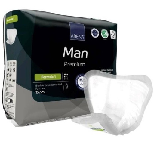 UROLOGICKÉ VLOŽKY PRE MUŽOV savé pánske hygienické vložky ABRI MAN FORMULA