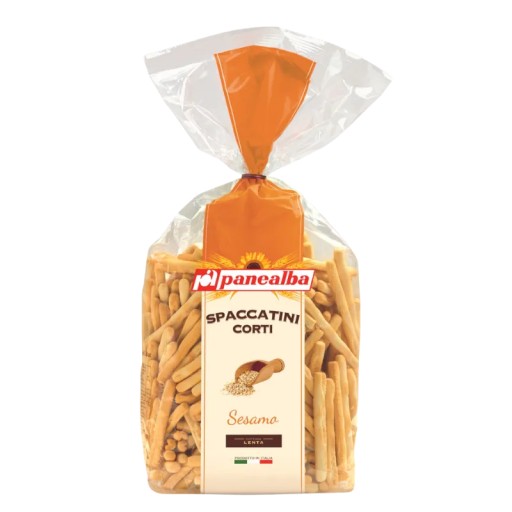 Panealba - Grissini Corti 250g: Talianske tyčinky so sezamom