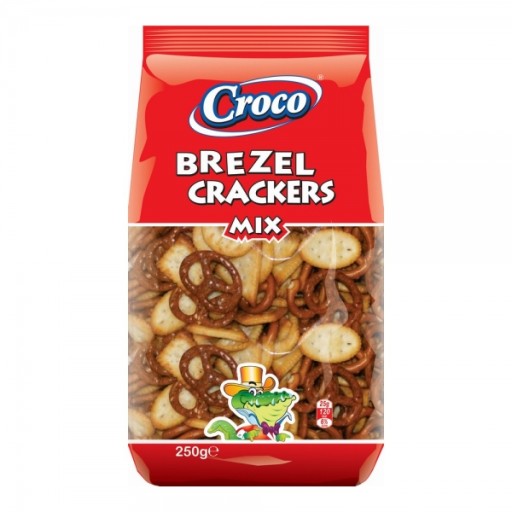 CROCO CRACKERS A PRETZEL MIX 250G