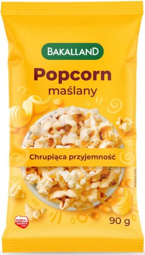 BAKALLAND maslový popcorn 90g s maslom do mikrovlnky