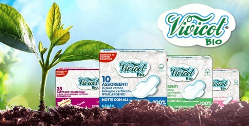 Slipové vložky, 100% organická bavlna, 35 ks, Vivicot BIO