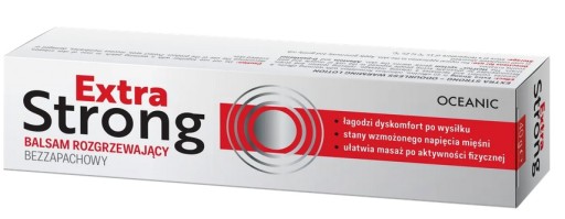 Oceanic, Extra silný, hrejivý balzam, bez vône, 40 g
