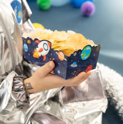 CHIPS BOXES COSMOS ROCKET narodeniny PP