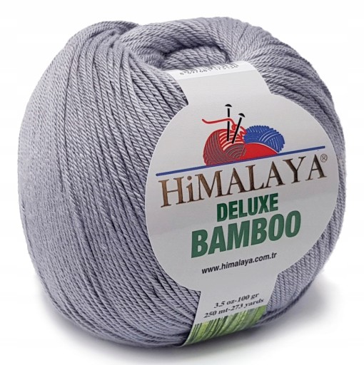 BAMBUS BAMBUS BAVLNENÁ priadza 100g šedá 36