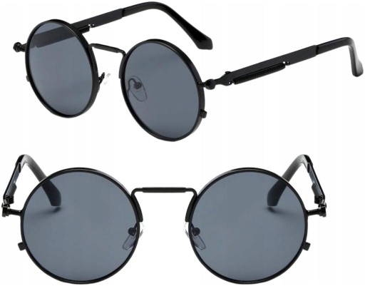 Unisex slnečné okuliare Lenonki Black