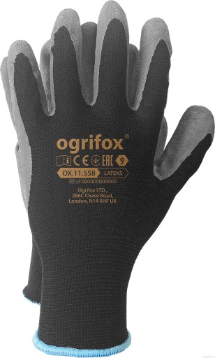 OCHRANNÉ/PRACOVNÉ RUKAVICE Ogrifox OX-LATEKS BS8