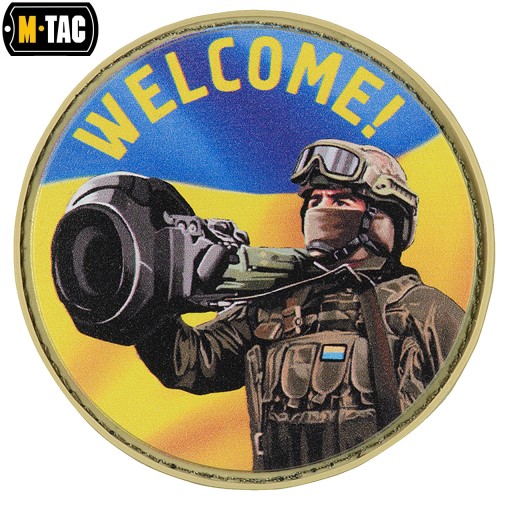 NLAW HOVORÍ VITAJTE NÁPLATNÉHO VOJAKA S GRANÁTOM M-TAC PVC