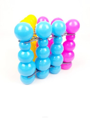 BOWLINGOVÉ MISKY V KOŠÍKU PRE DETI, FAREBNÉ, 9KS. 20 cm