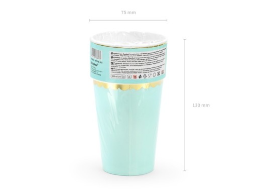 Mätové poháre 220ml, 6 ks.