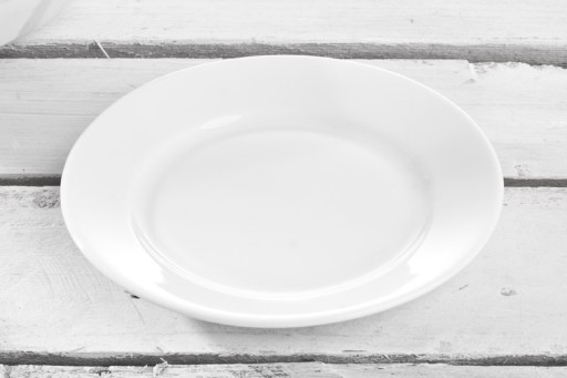 Dezertný tanier 15 cm biely porcelán Kaszub Hel LUBIANA