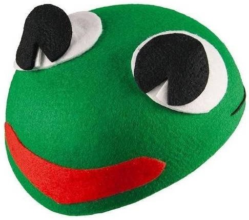 Klobúk žaba Žaba zelený jarný prevlek na ples Karneval