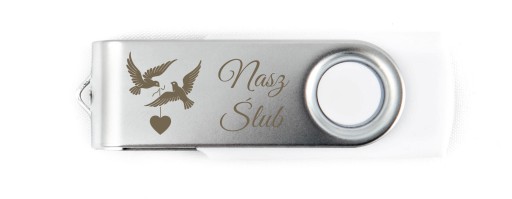 USB kľúč Pendrive 32 GB so svadobným gravírovaním