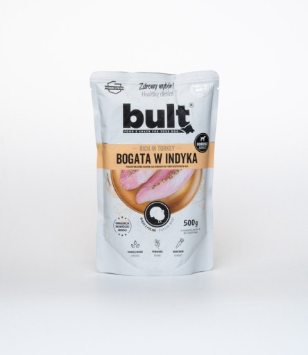 BULT Mokré krmivo pre psov Morka 500g