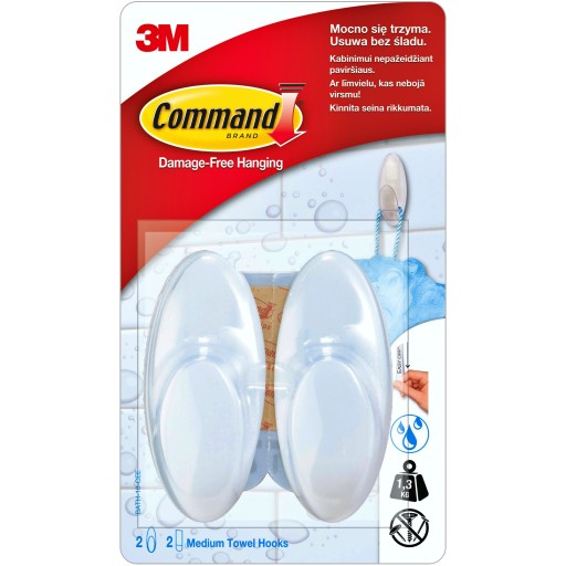 COMMAND 2 STREDNÉ KÚPEĽŇOVÉ HÁČKY 1,3Kg VAŇA-18