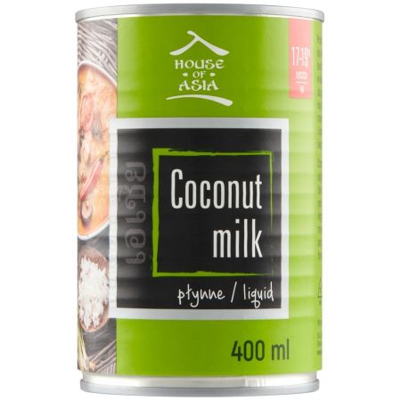 Kokosové mlieko 17-19% 400 ml House of Asia