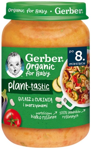 GERBER Bio guláš s cuketou a zeleninou BIO 190g