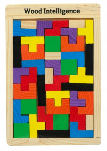 3D DREVENÝ TETRIS TANGRAM PUZZZZ