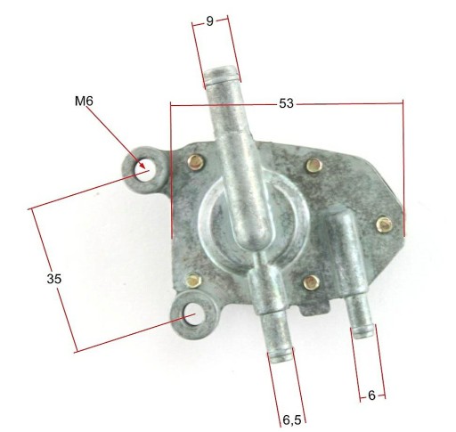 Palivový kohútik, pumpa, kolobežka Yamaha JOG AXIS TRY