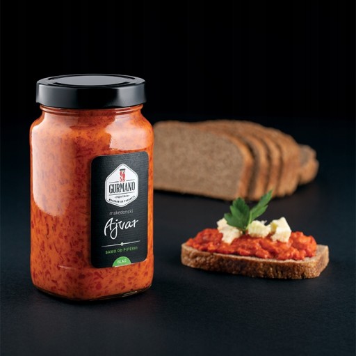 AJVAR Gurmano MACEDÓNSKO jemná 300g 92% paprika