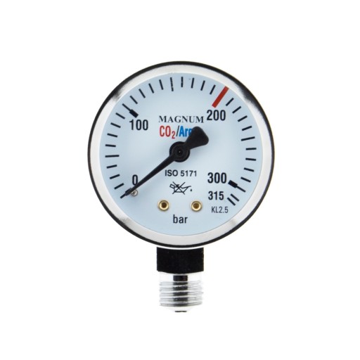 Ar/Co2 manometer 0-315 bar Valec Magnum M14x1,5