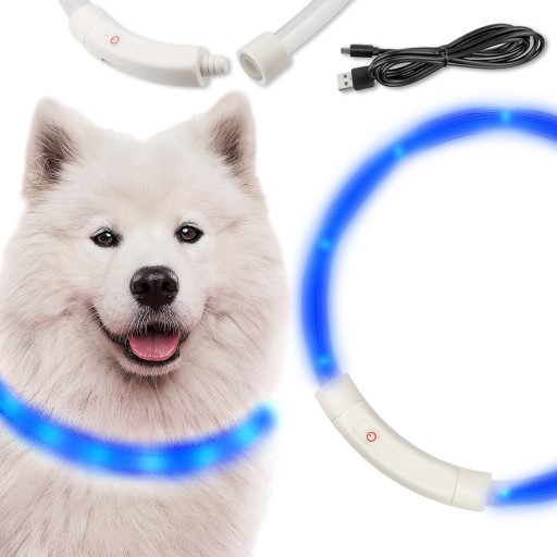 LED OSVETLENIE PRE PSA A MAČKY, NASTAVITEĽNÉ, 70 cm