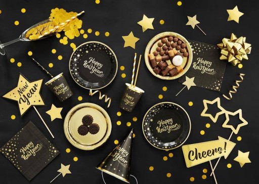 ŠŤASTNÝ NOVÝ ROK PAPIEROVÉ OBROÚSKY SILVESTR