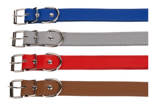 Obojok pre veľkého psa SILVER BUCKLE farby 56cm L