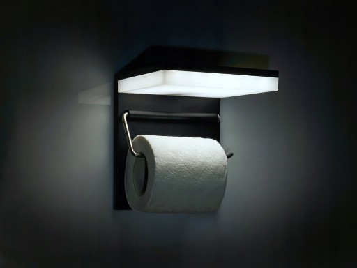 Podsvietený držiak na toaletný papier 2 farby