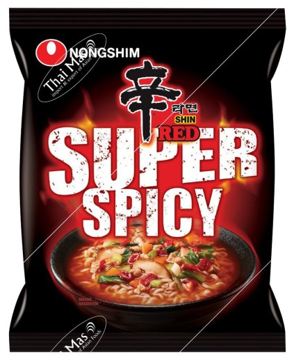 Veľmi pikantná instantná polievka Shin Red 120g