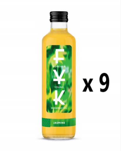FYK Kombucha Jasmin 0,25l Forever Young nápoj