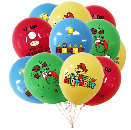 KLASICKÝ BALÓN MARIO BROS 12 KS S POTL