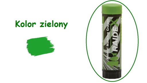 Pastelka na označovanie zvieratiek Raidex, zelená