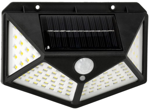 SLNEČNÁ LAMPA SO SNÍMAČOM POHYBU SÚMRAK 100LED