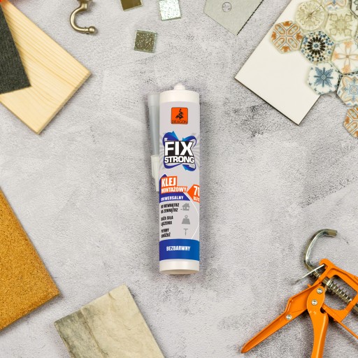 FIX silné montážne lepidlo CLEAR 280ml DRAGON