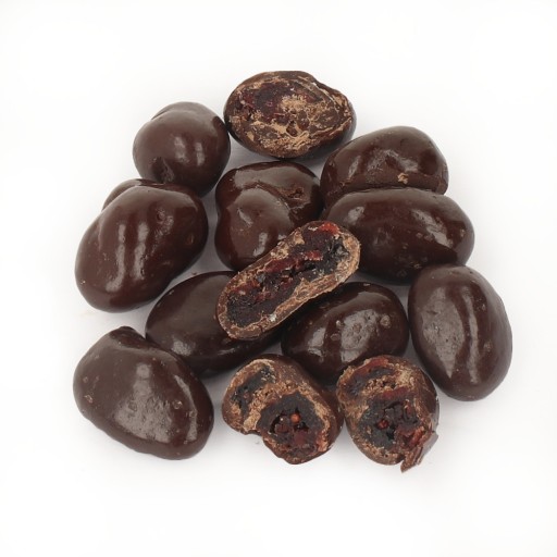 Brusnice v BELGICKEJ HORKEJ ČOKOLÁDE 250g