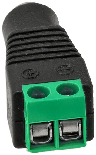 DC zásuvka, zásuvka pre LED pás 2,1mm