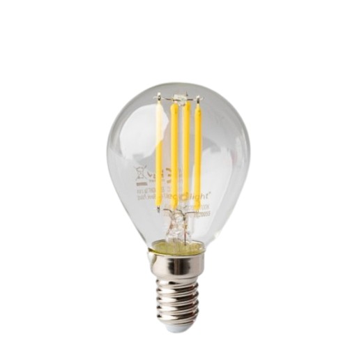 LED žiarovka E14 6W teplá farba 220-240V dekoratívna